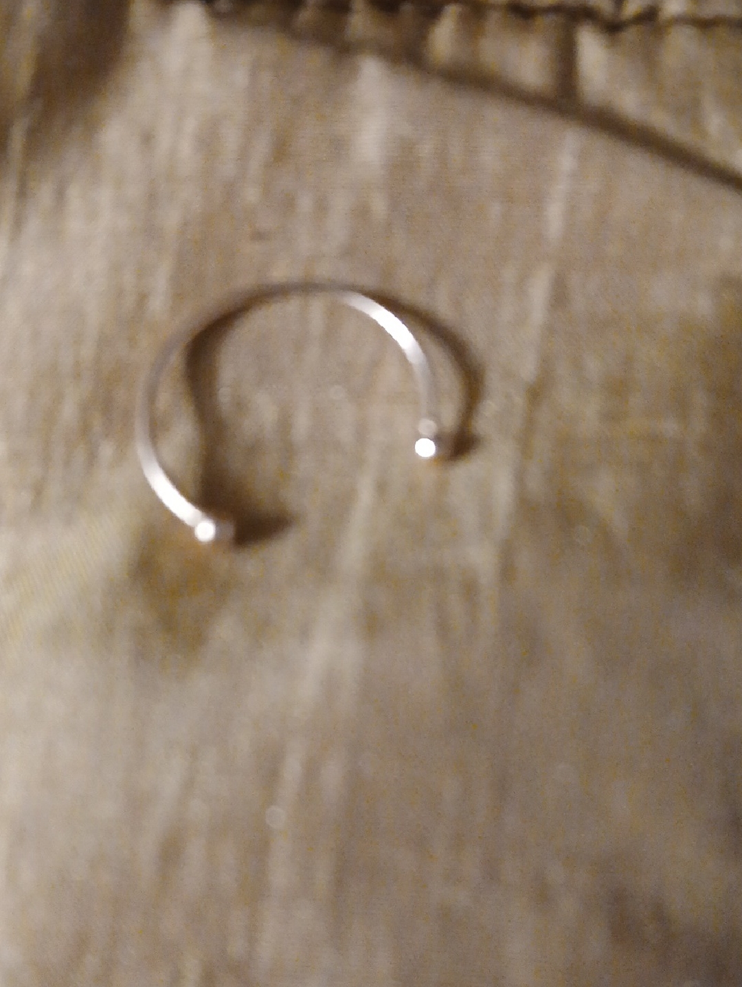 Gold Tone Nose Ring